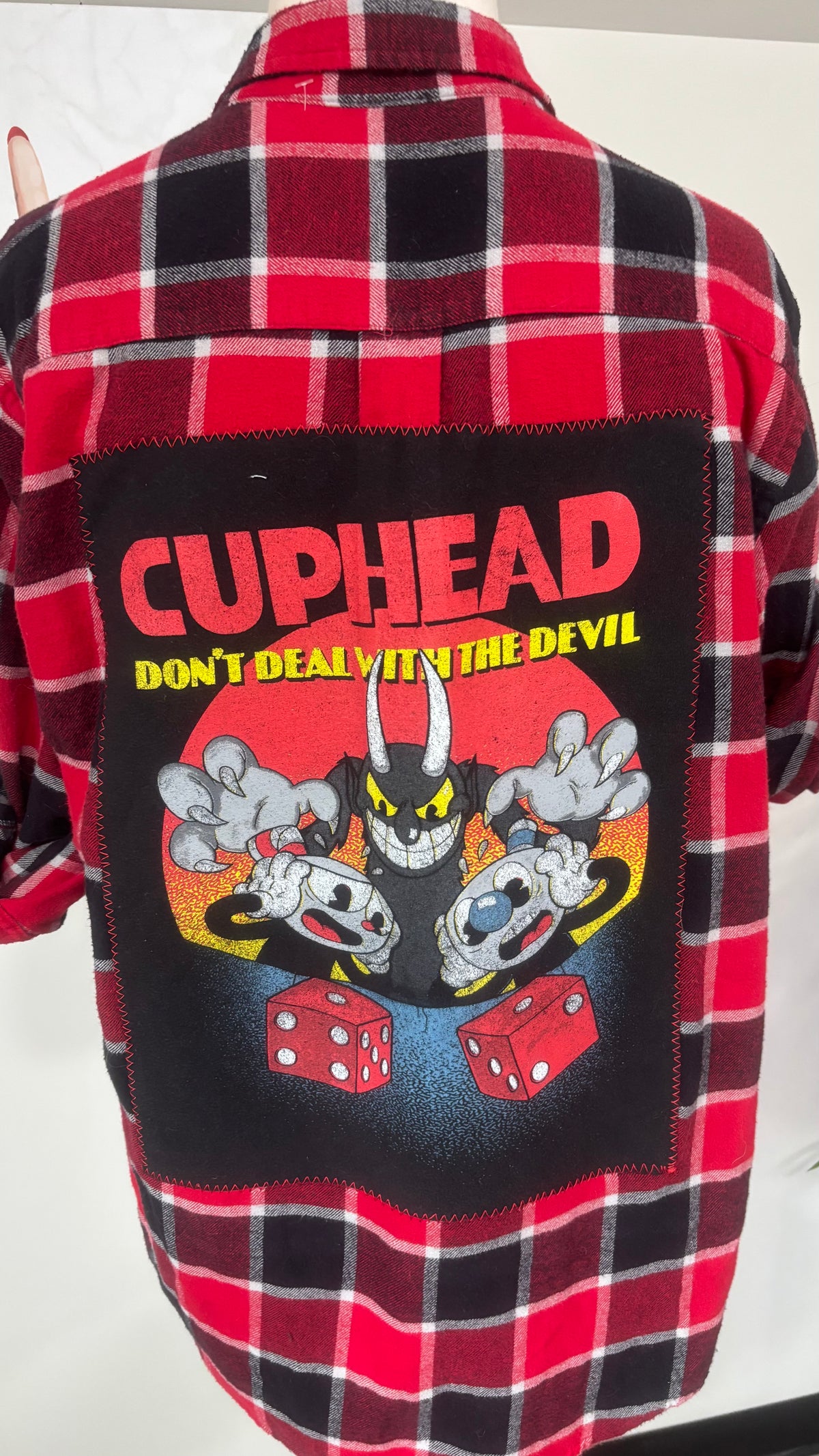 Cuphead Don’t Deal With The Devil - Refashioned Flannel