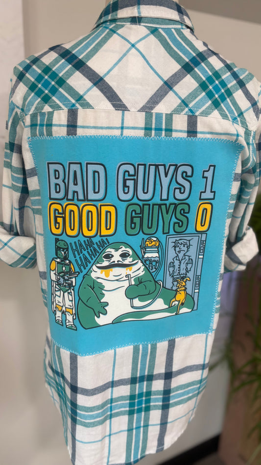 Bad Guys 1 Good Guys 0 (Disney Parks Star Wars) - Refashioned Flannel