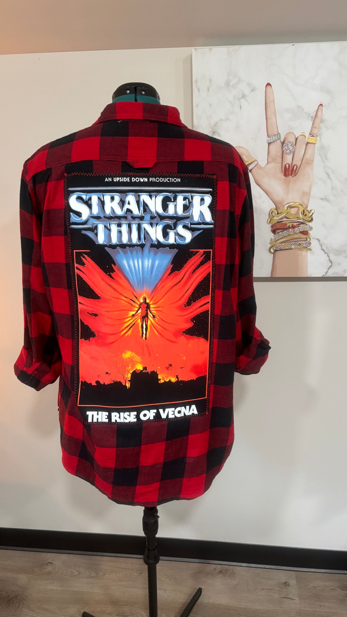 Stranger Things - Refashioned Flannel