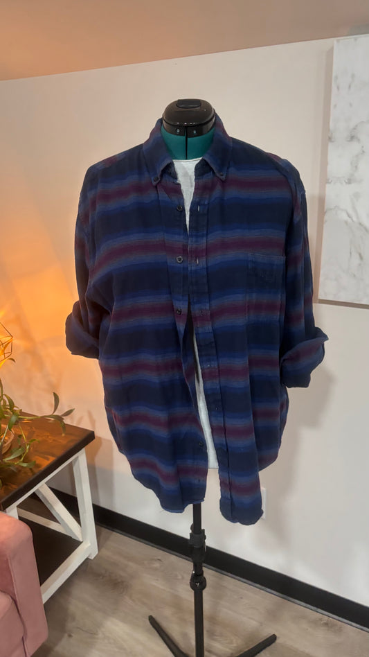 Scary Clown - Refashioned Flannel