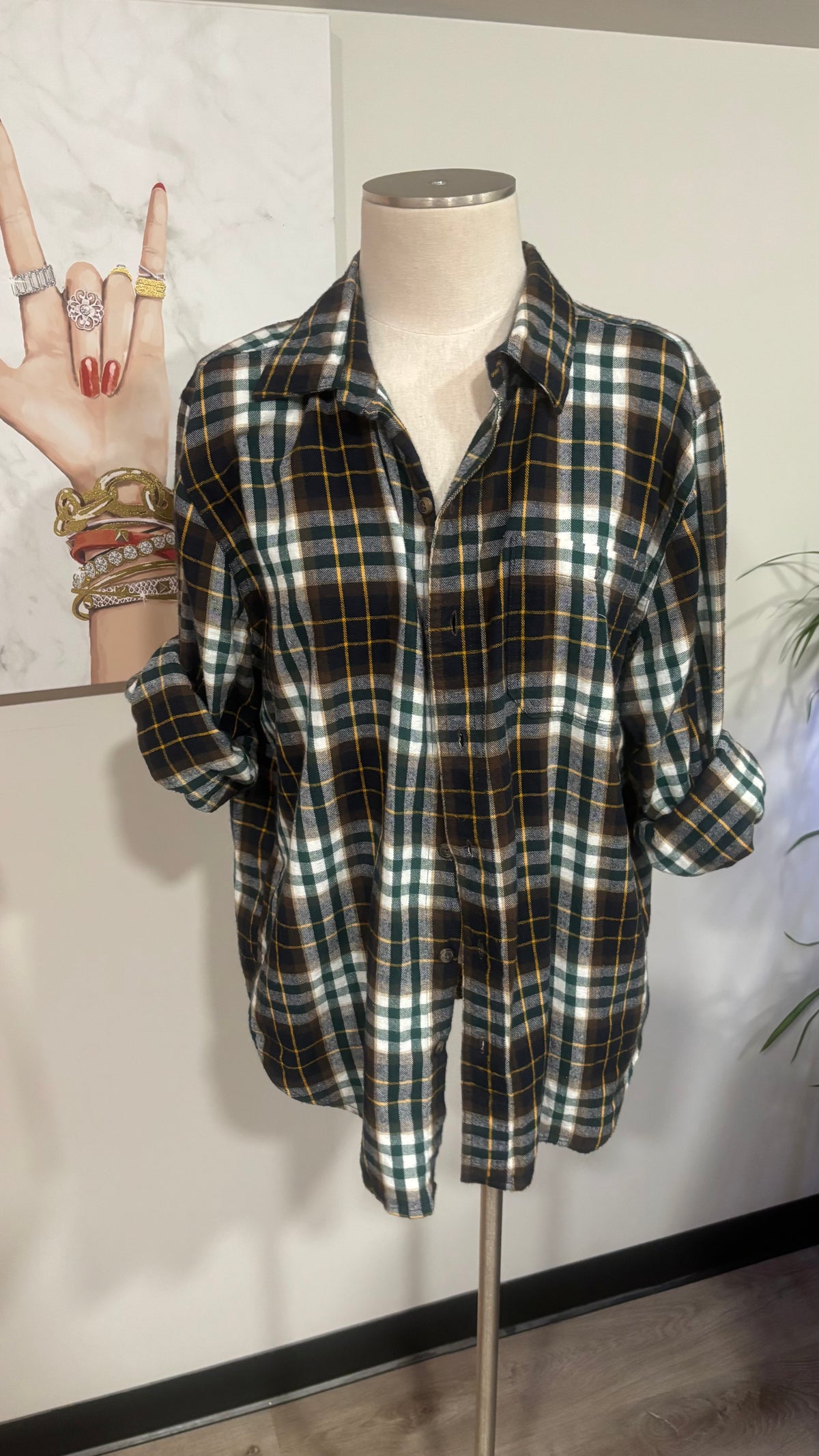 Fucking Vibes - Refashioned Flannel