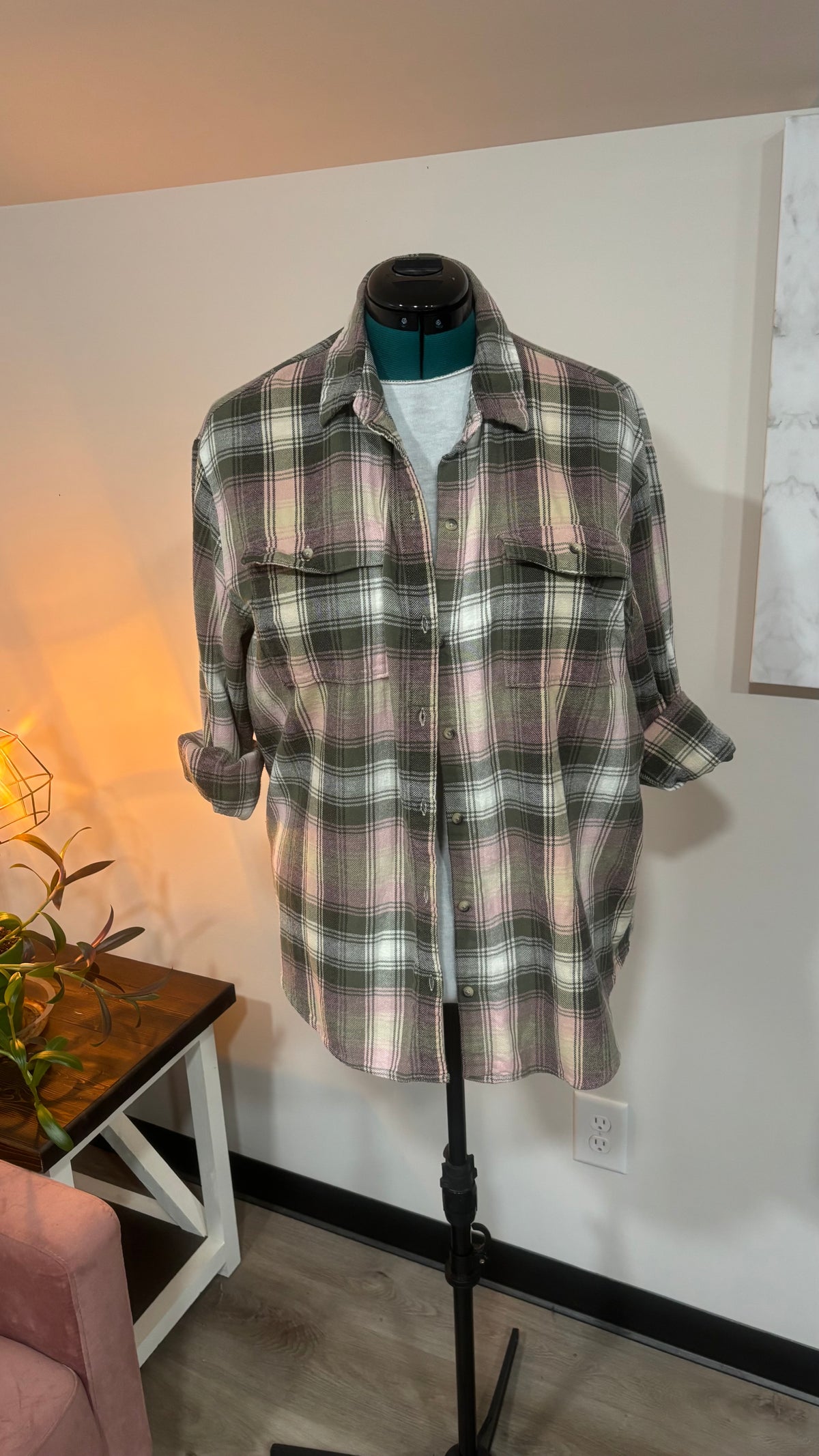 Yoda - Refashioned Flannel