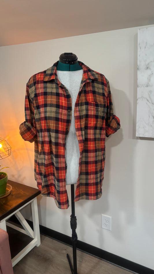 Petty Vibes - Refashioned Flannel