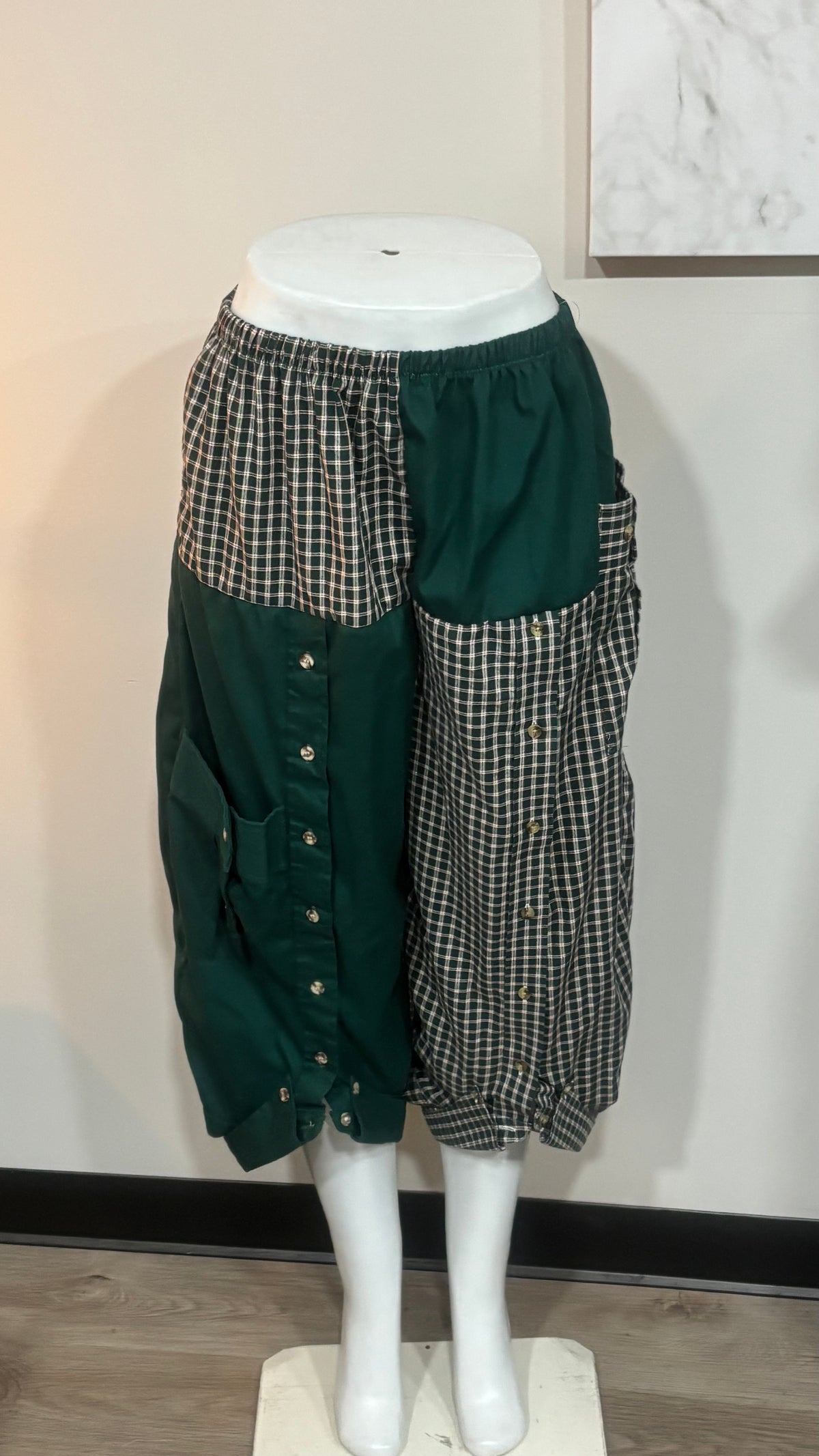 Upcycled Men’s Shirt Balloon Pants | Handmade| One of a Kind