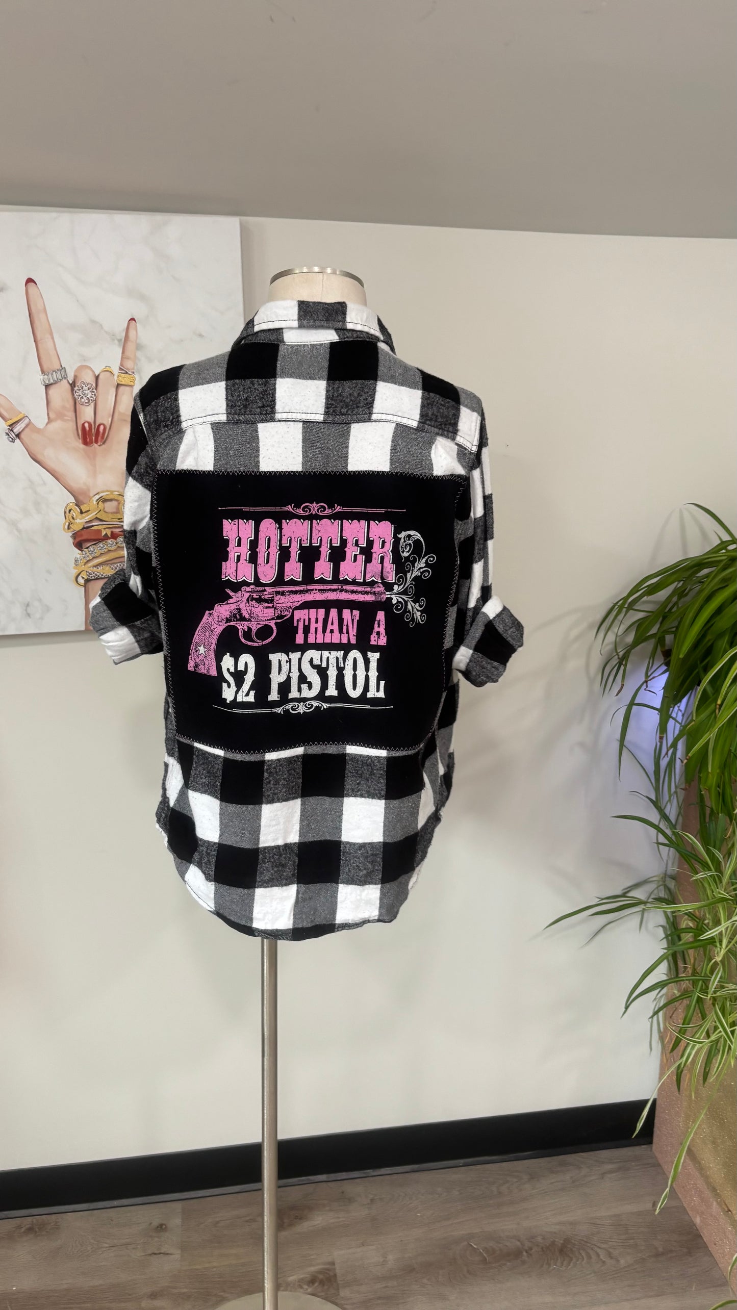 Hotter Than A $2 Pistal - Refashioned Flannel