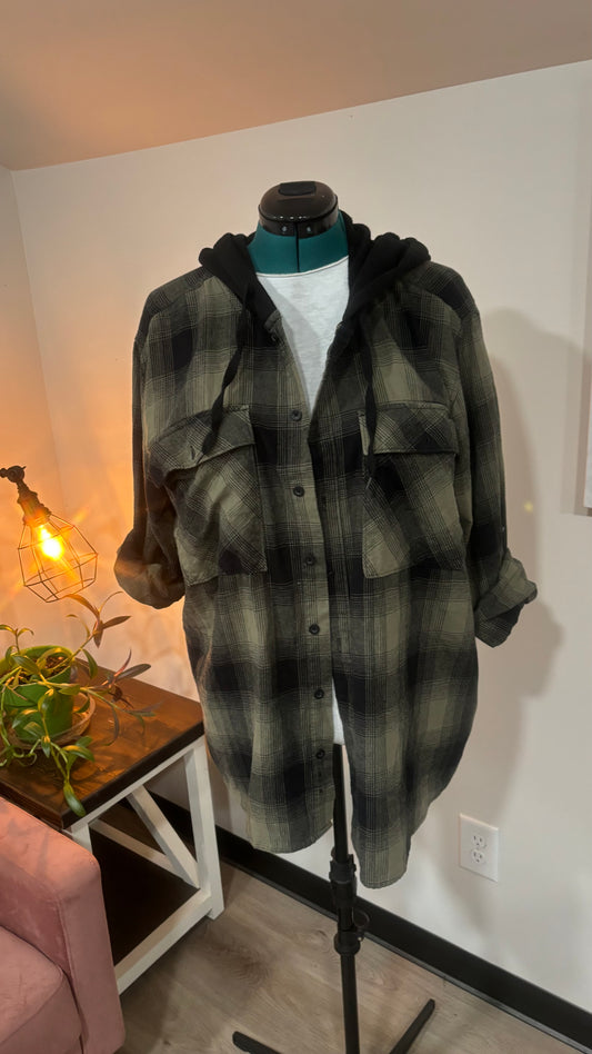 Yoda - Refashioned Flannel