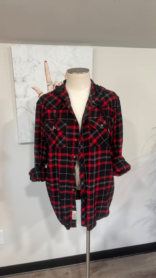 Aaliyah - Refashioned Flannel