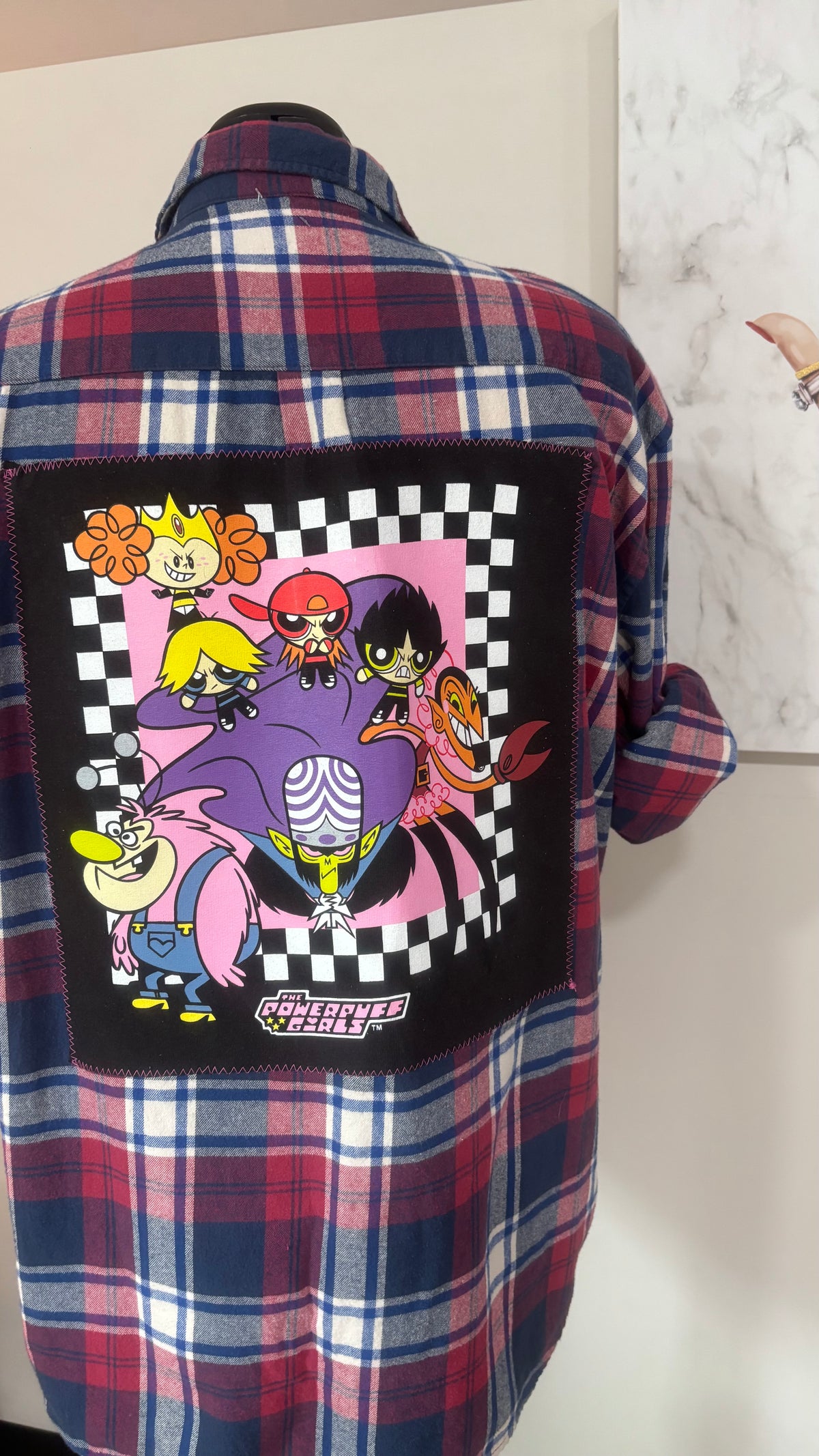 Powerpuff Girls - Refashioned Flannel