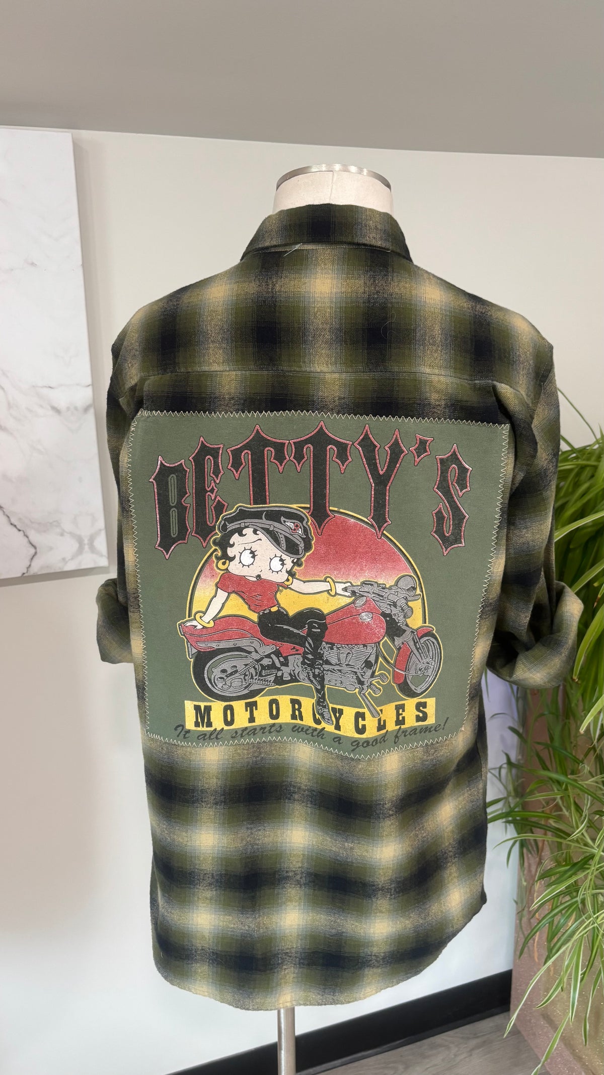 Betty’s Motorcycles - Refashioned Flannel
