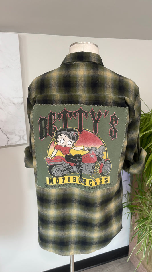 Betty’s Motorcycles - Refashioned Flannel