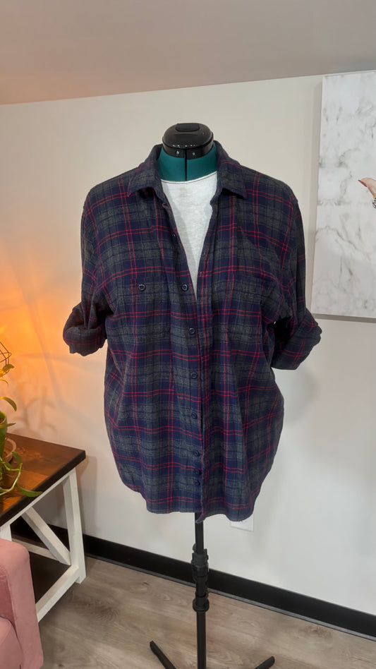 Purple Rain (Prince) - Refashioned Flannel