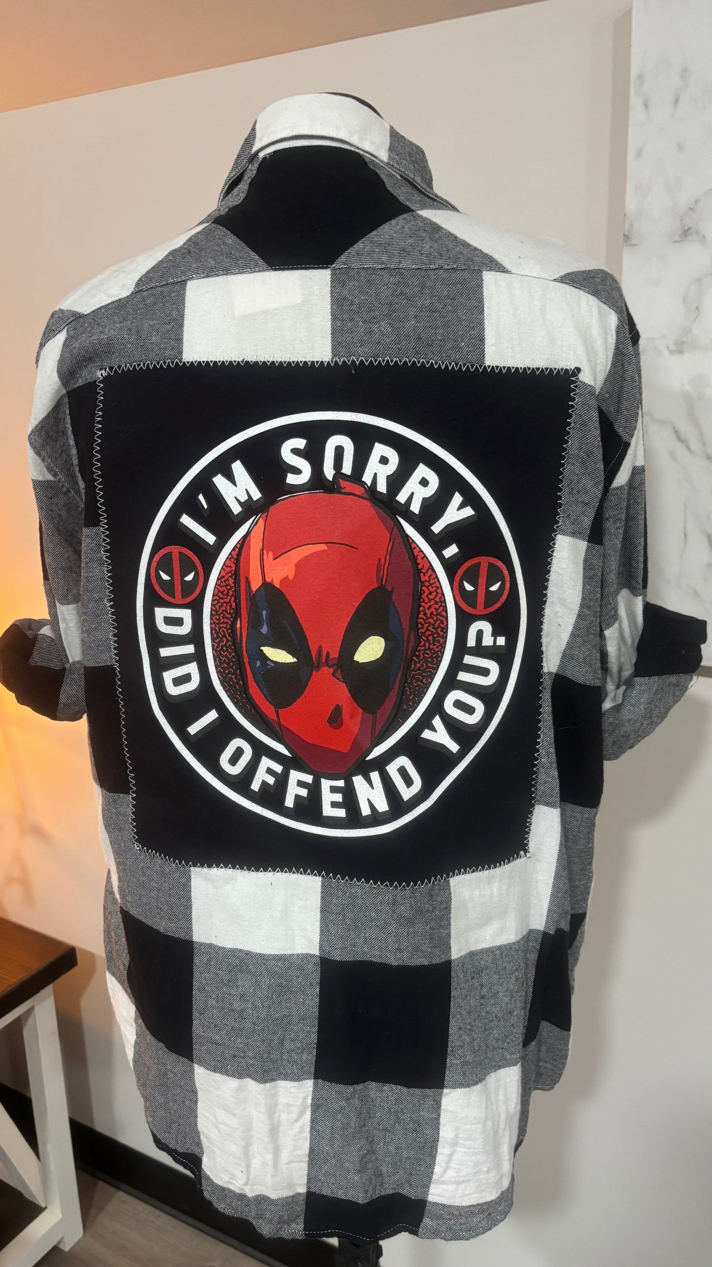 I’m Sorry Did I Offend You (Deadpool l) - Refashioned Flannel