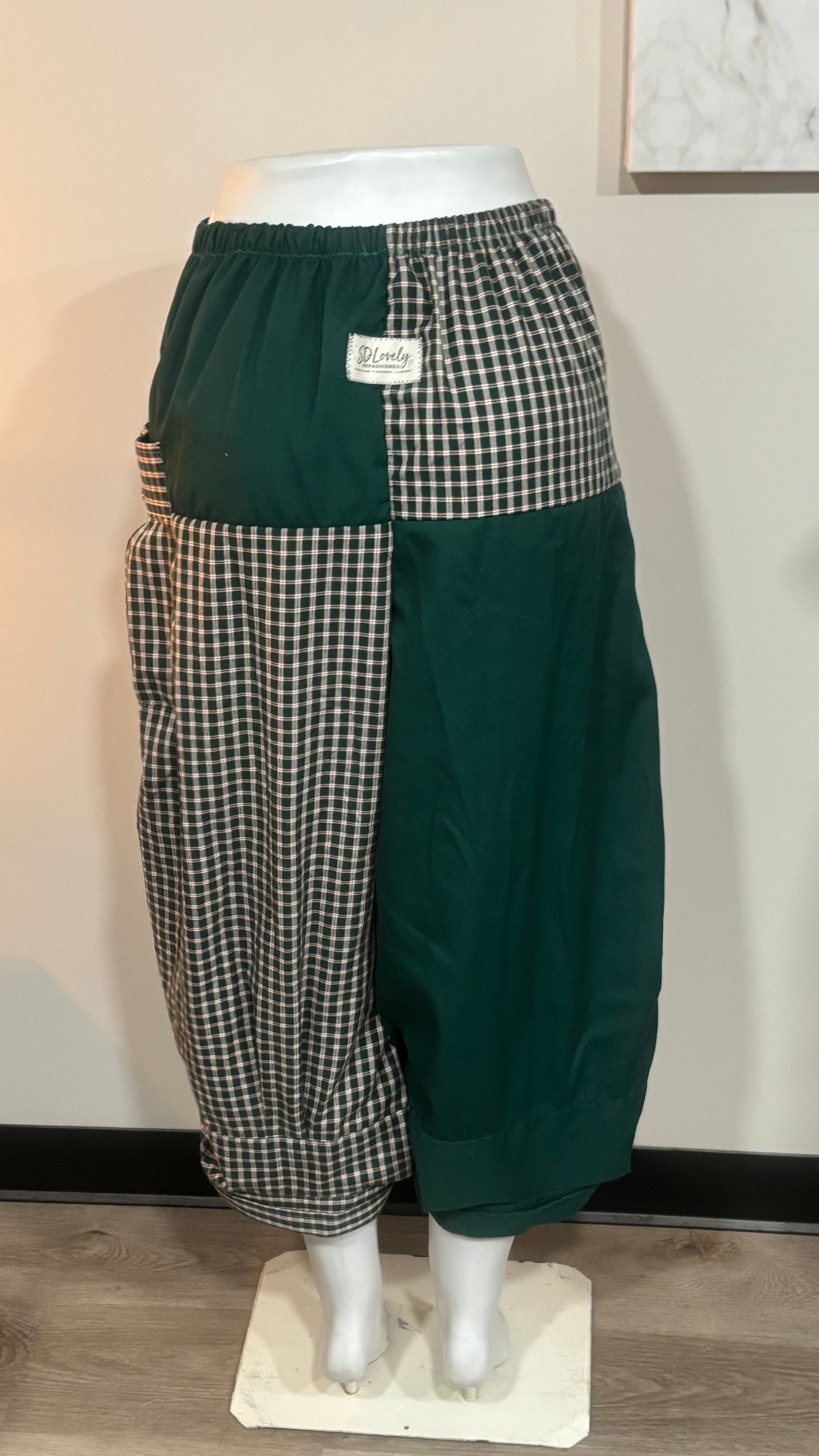 Upcycled Men’s Shirt Balloon Pants | Handmade| One of a Kind