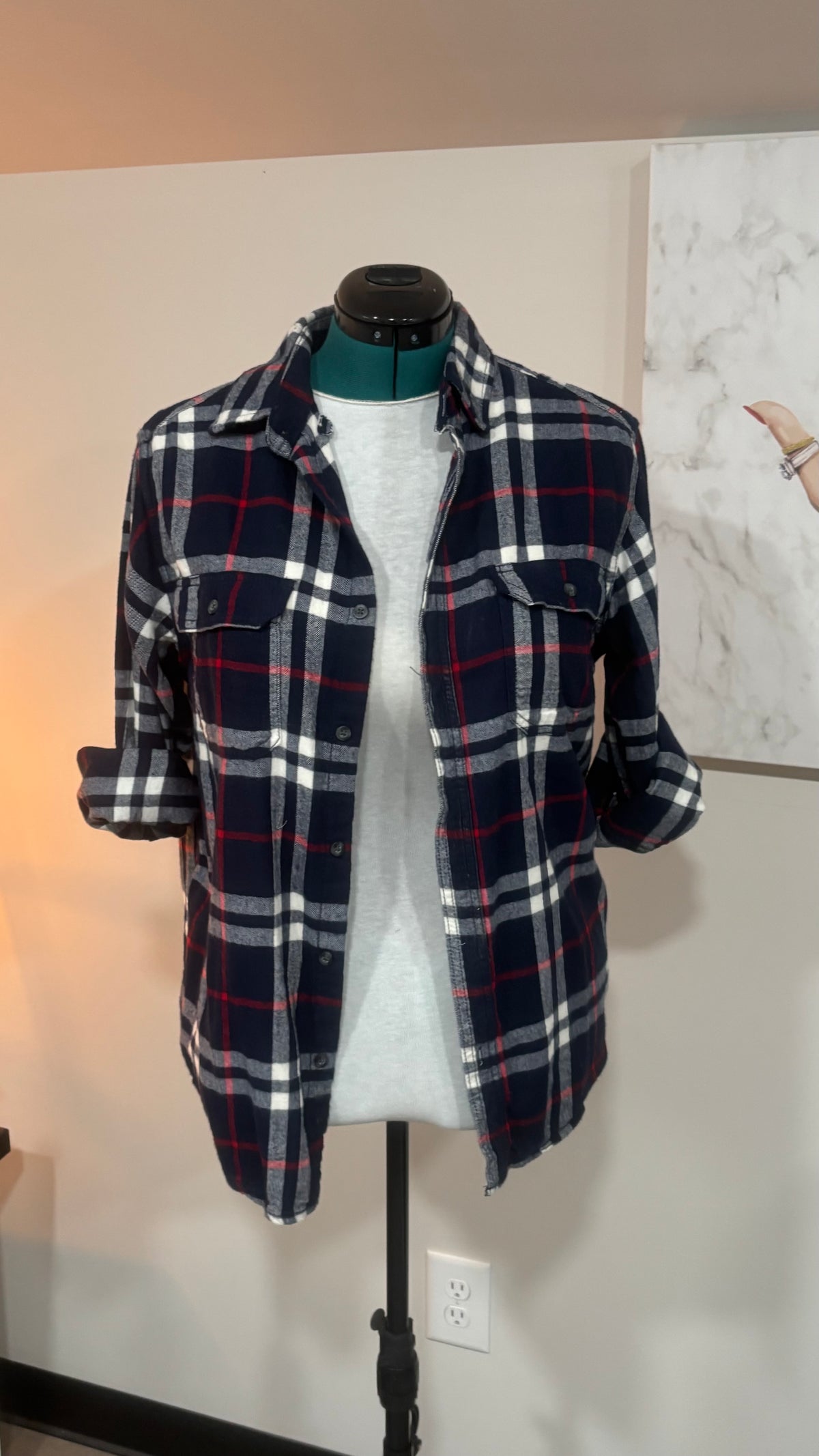 Naughty Nice Beth Dutton - Refashioned Flannel