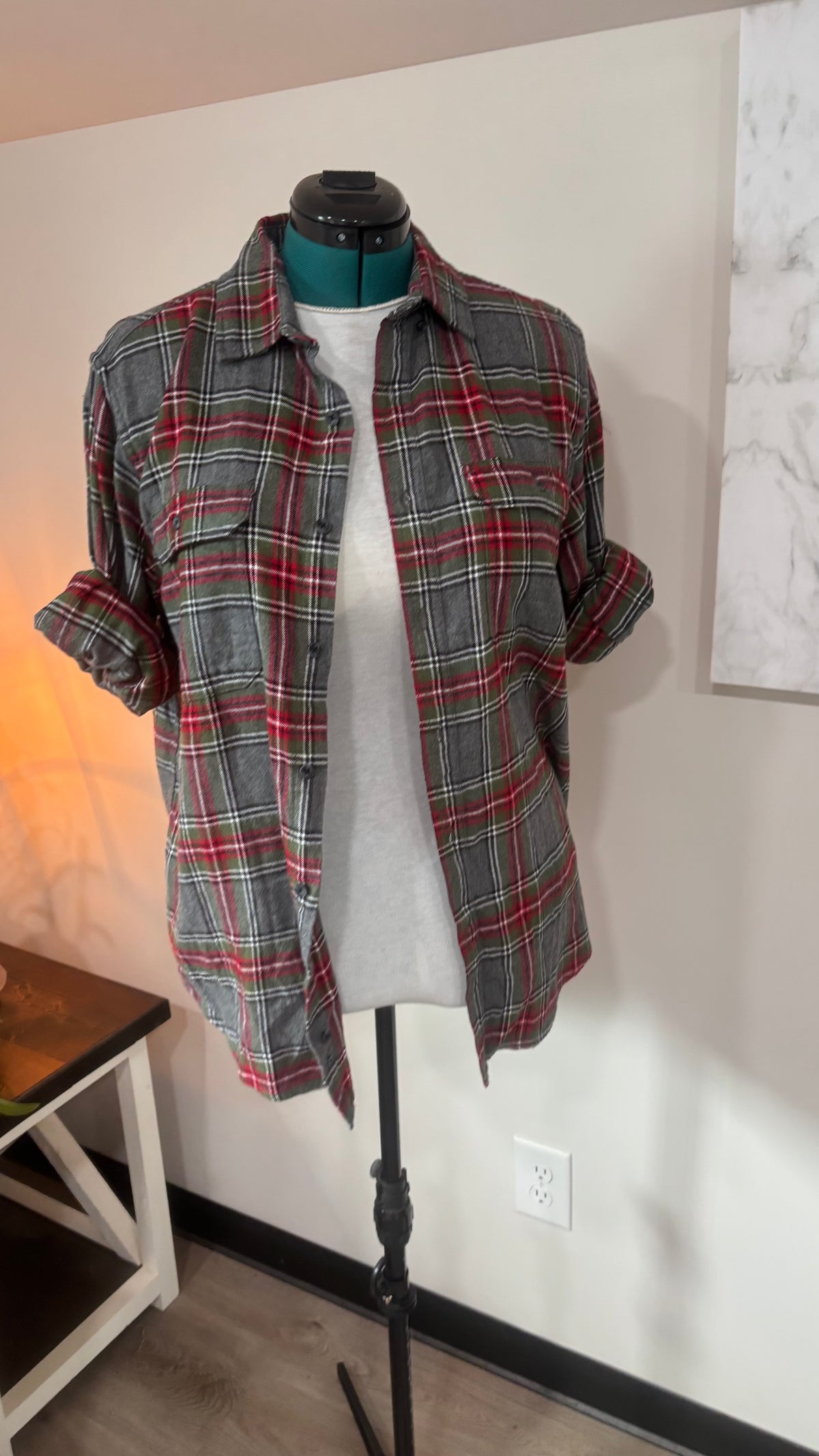 Making A List Scaring It Twice (Nightmare Before Christmas)- Refashioned Flannel
