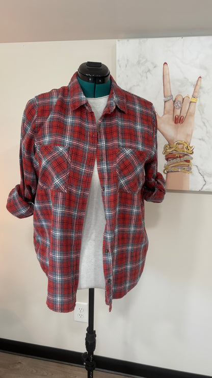 Betty Boop- Refashioned Flannel