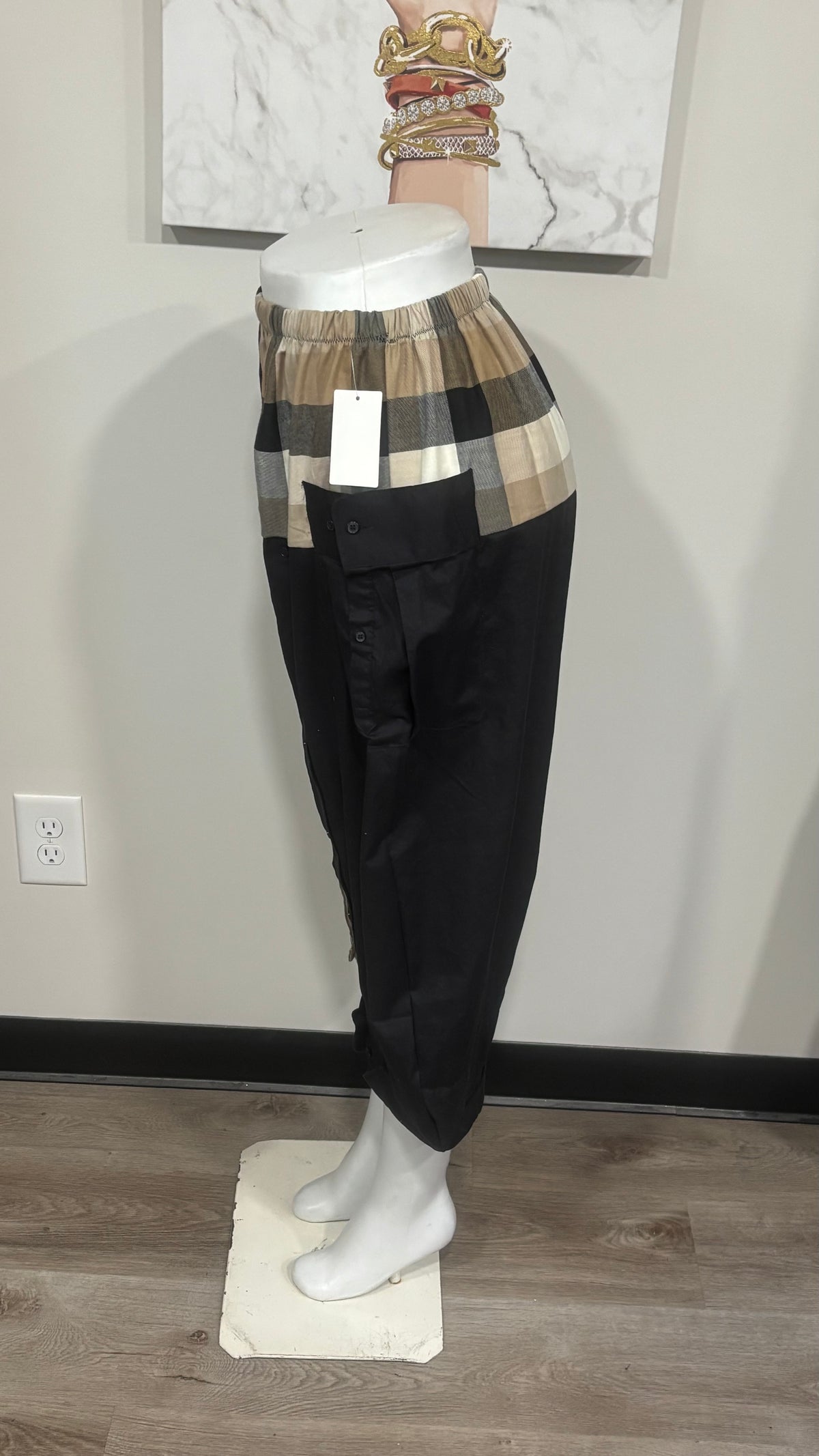 Upcycled Men’s Shirt Balloon Pants | Handmade| One of a Kind