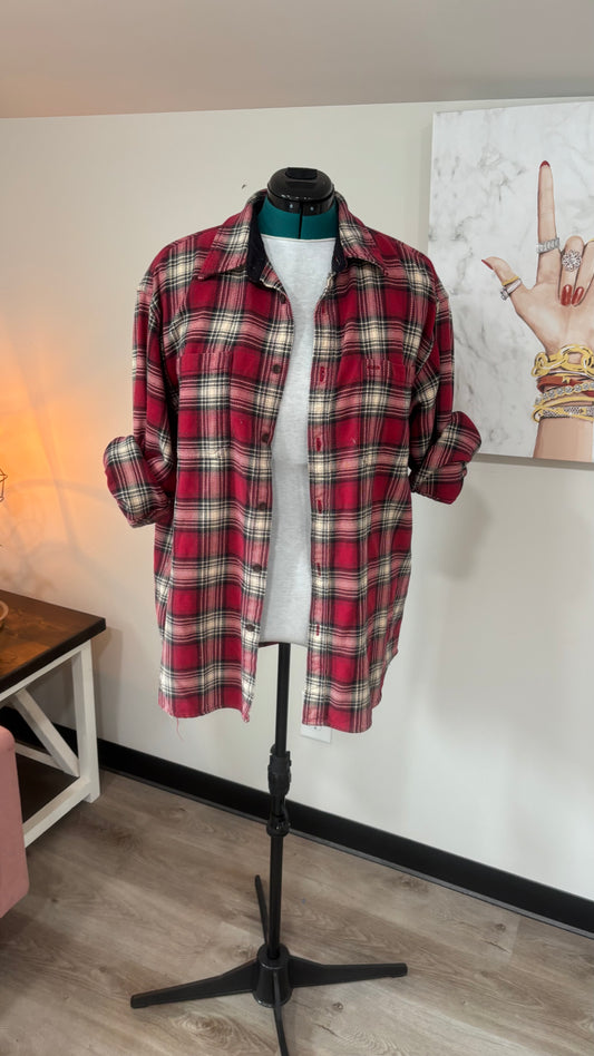 Rolling Stones - Refashioned Flannel