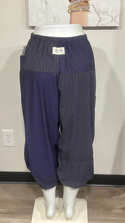 Upcycled Men’s Shirt Balloon Pants | Handmade| One of a Kind