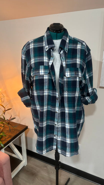 Pink Floyd- Refashioned Flannel