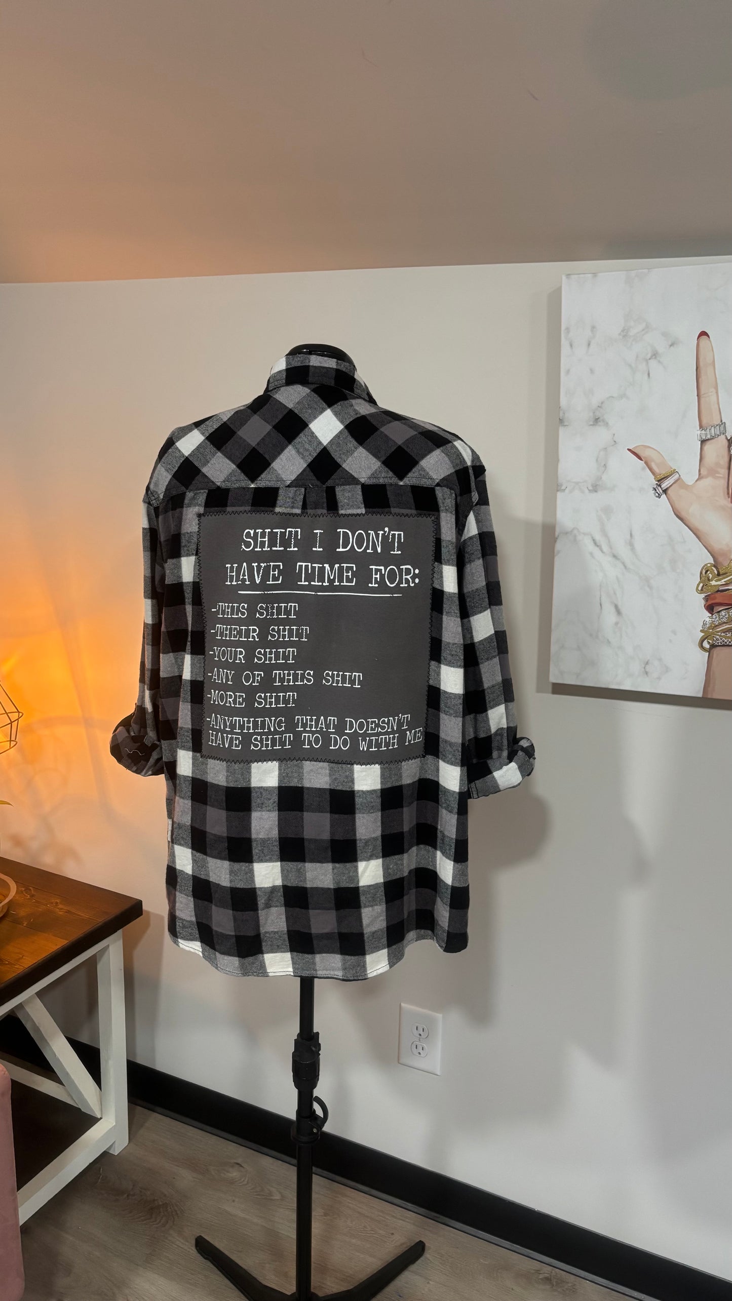 Shit I Don’t Have Time For - Refashioned Flannel