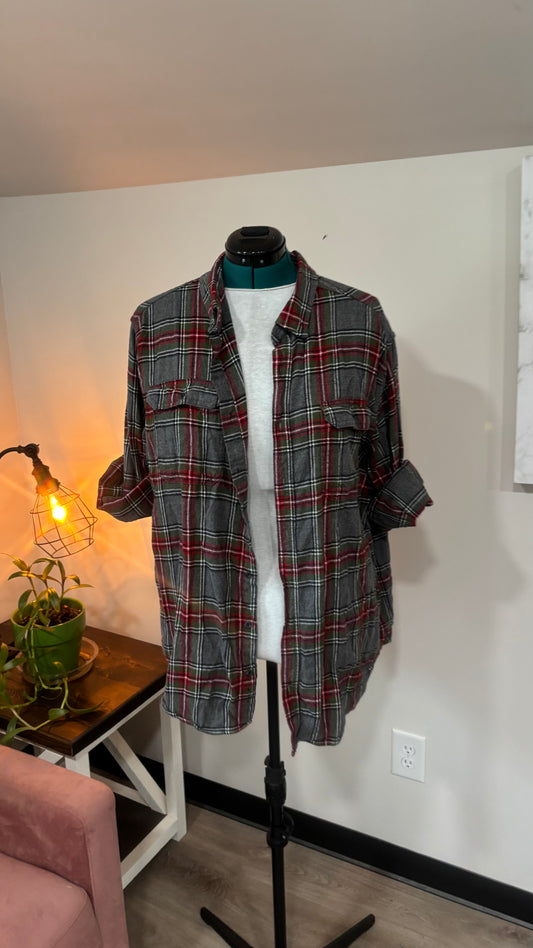 Skeleton Bart Simpson - Refashioned Flannel