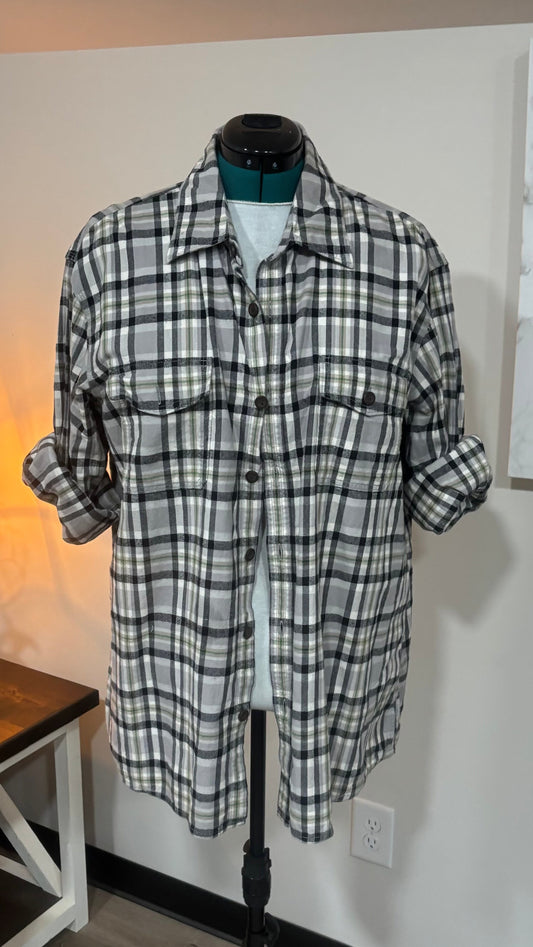 Beetlejuice - Refashioned Flannel