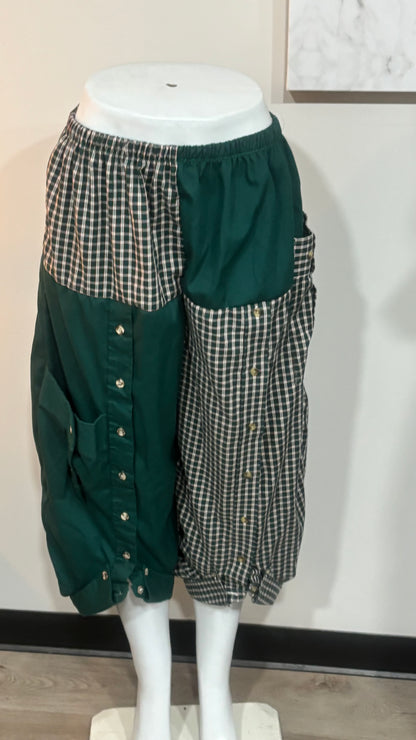 Upcycled Men’s Shirt Balloon Pants | Handmade| One of a Kind