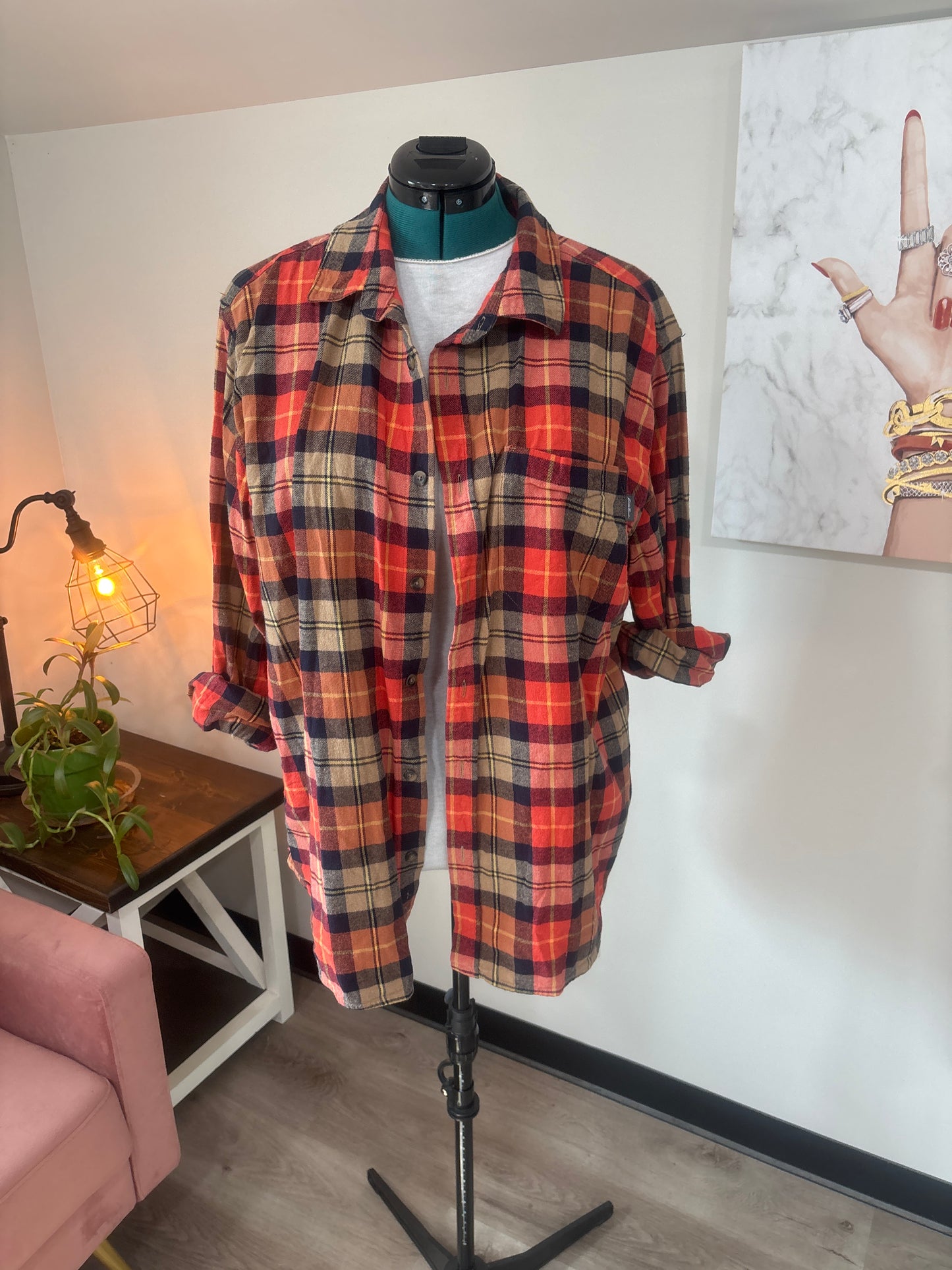 Petty Vibes- Refashioned Flannel