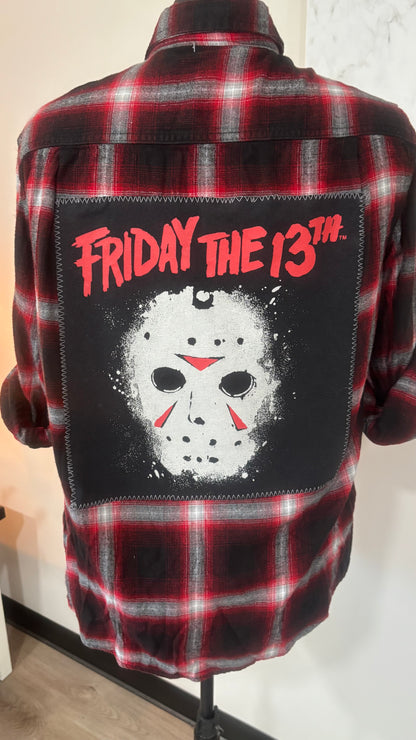 Friday the 13th  - Refashioned Flannel