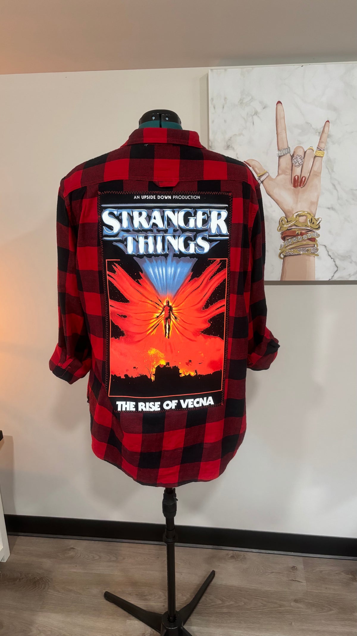 Stranger Things - Refashioned Flannel