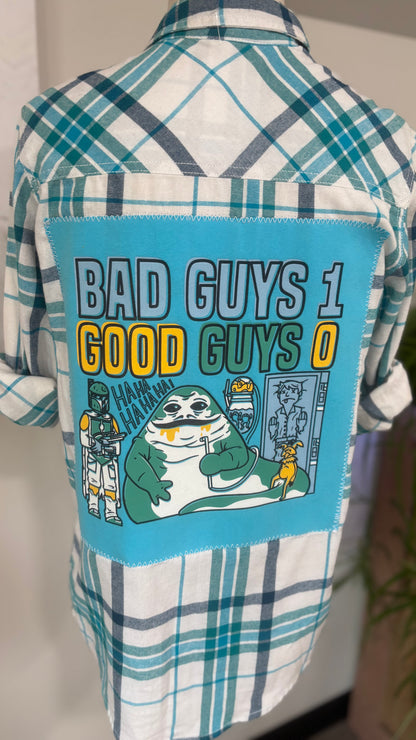 Bad Guys 1 Good Guys 0 (Disney Parks Star Wars) - Refashioned Flannel