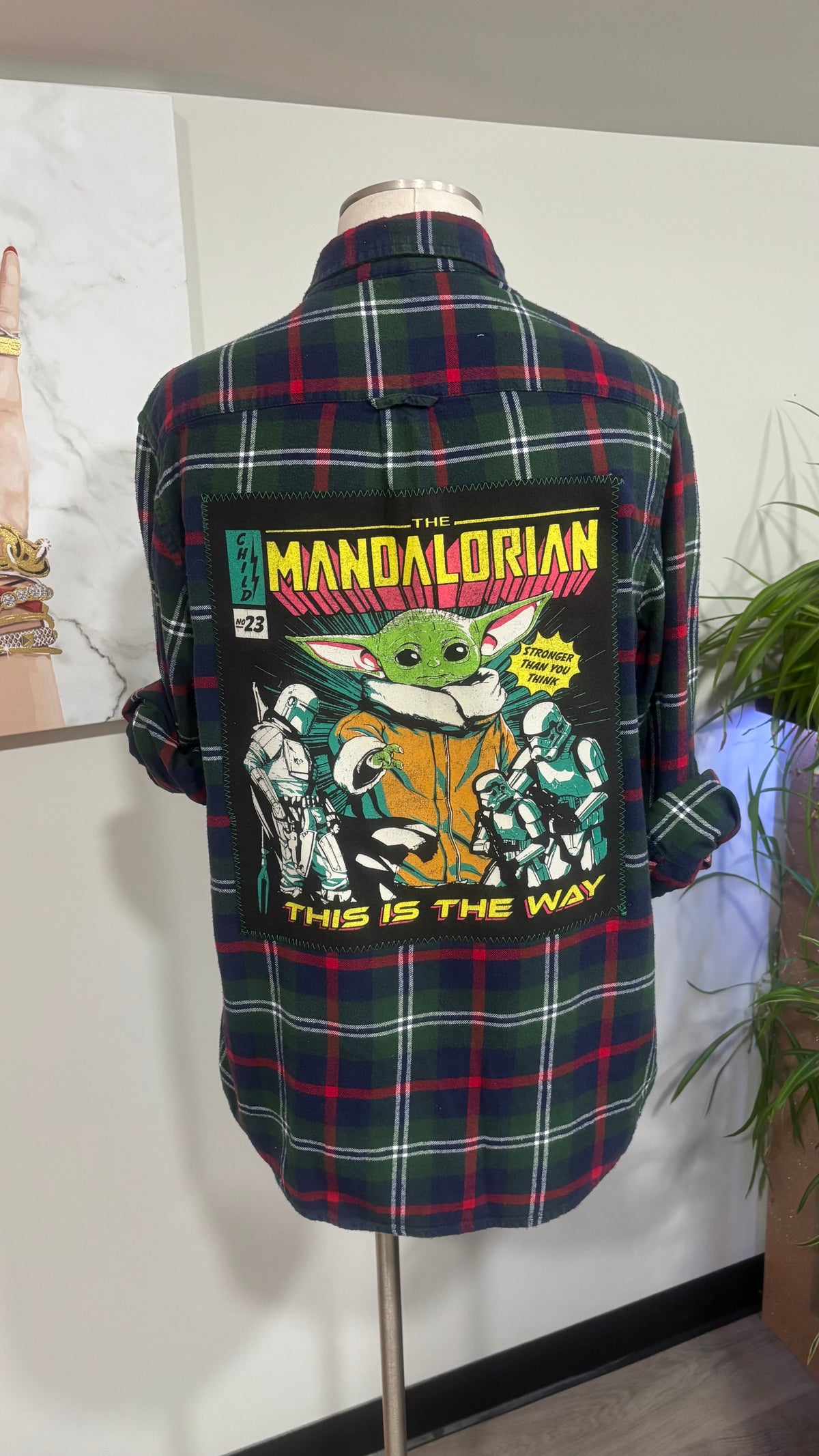 The Mandalorian - Refashioned Flannel