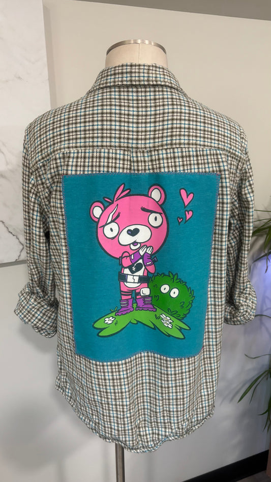 Fortnite Cuddle Team Leader - Refashioned Flannel