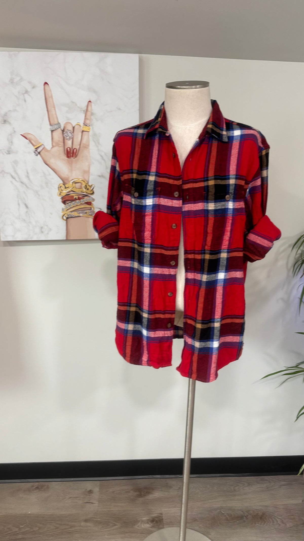 Def Leppard Motley Crue- Refashioned Flannel