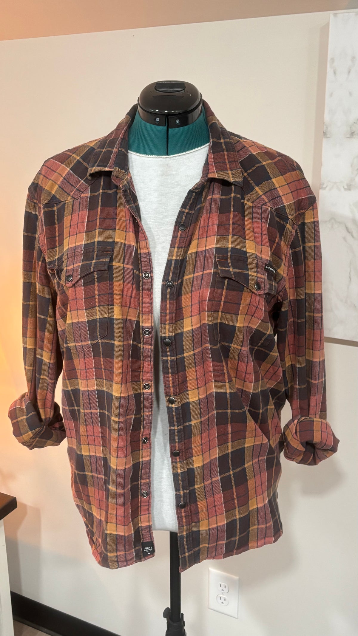 I’m Getting Ripped Tonight - Refashioned Flannel