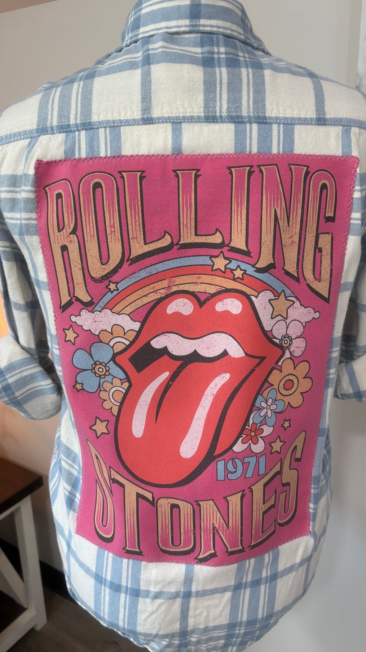 Rolling Stones - Refashioned Flannel