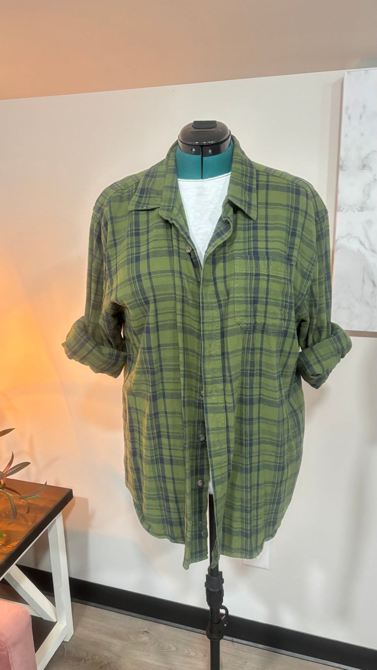 Ice Cube Today Was A Good Day - Refashioned Flannel