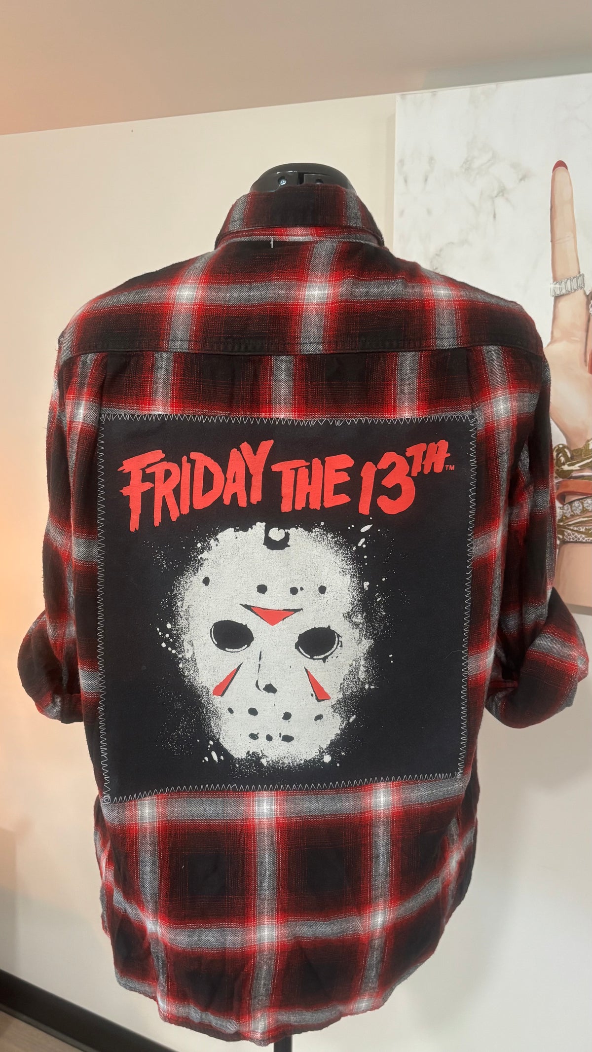 Friday the 13th  - Refashioned Flannel