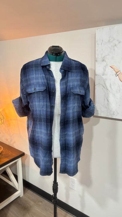 ‘Just Tryin To Get My Sheep Together’ Refashioned Flannel