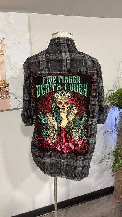 Five Finger Death Punch - Refashioned Flannel
