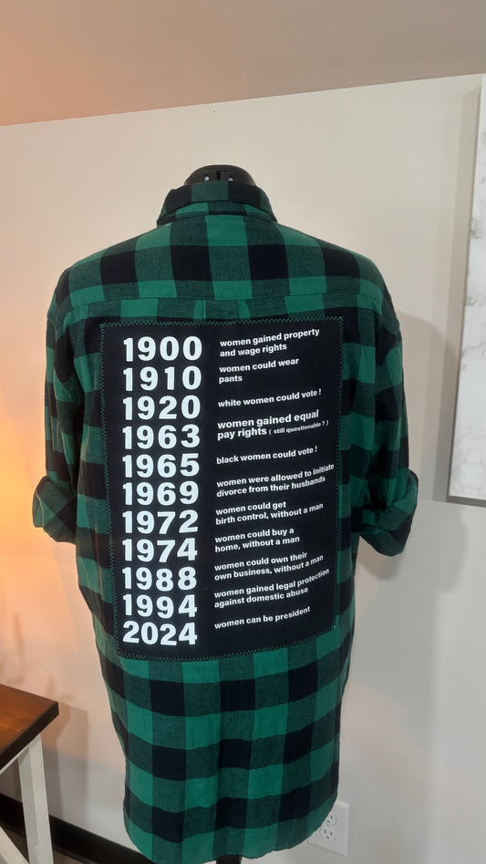 Women’s Rights - Refashioned Flannel