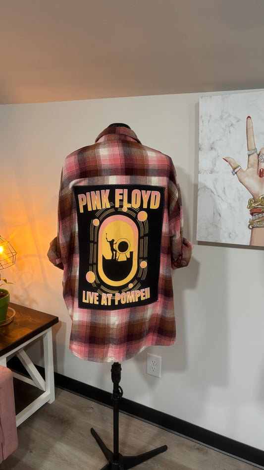 Pink Floyd - Refashioned Flannel