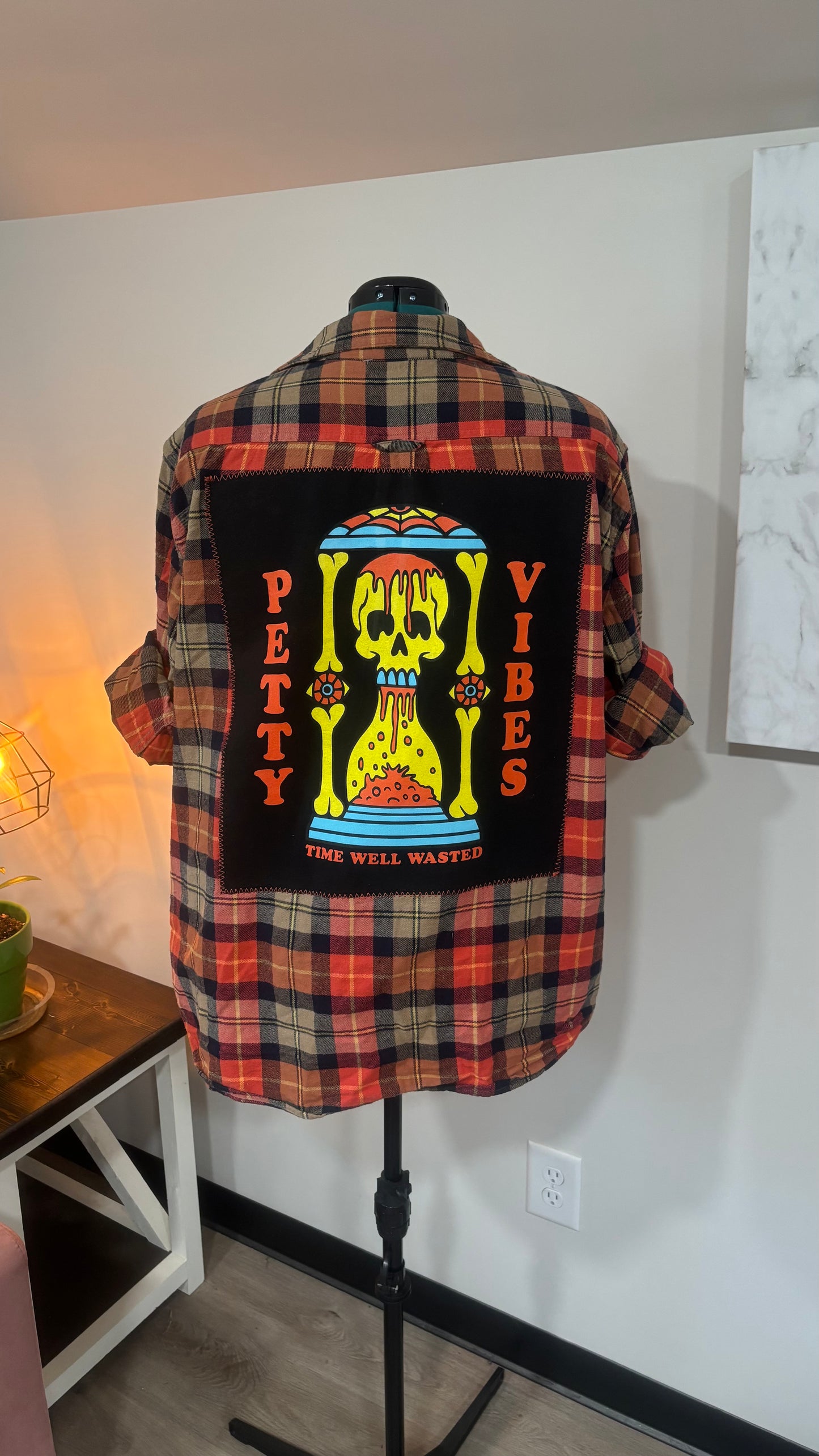 Petty Vibes - Refashioned Flannel