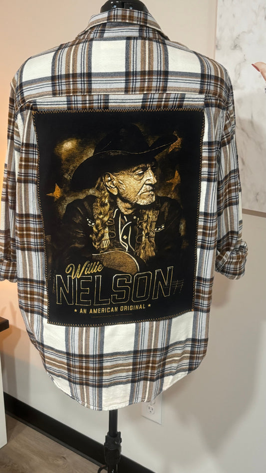 Willie Nelson - Refashioned Flannel