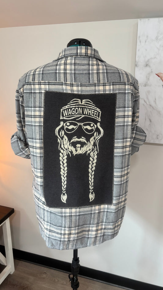 Willie Nelson - Refashioned Flannel