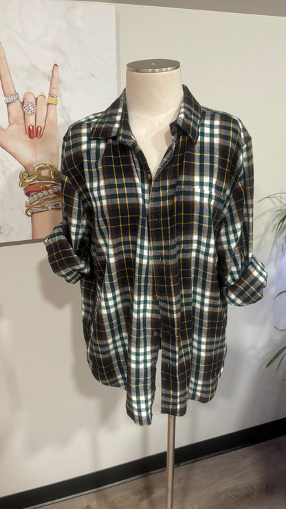 Fucking Vibes - Refashioned Flannel