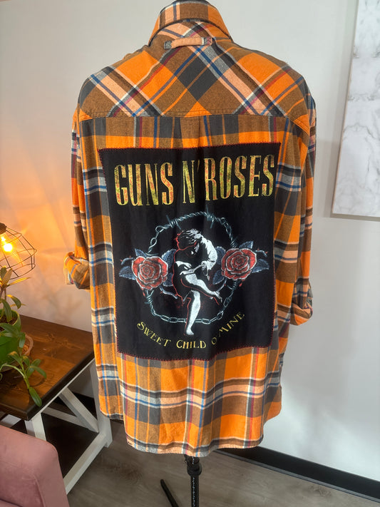Guns N’ Roses - Refashioned Flannel