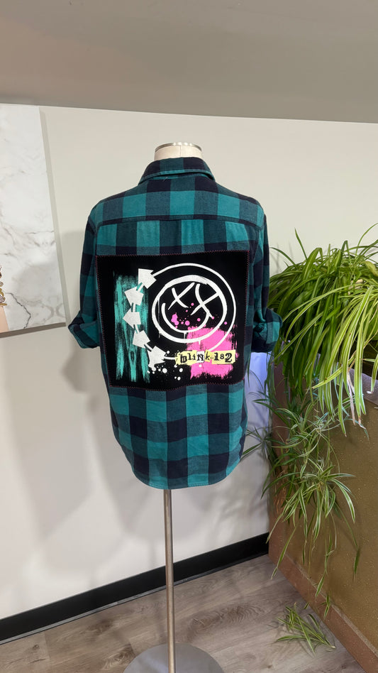Blink-182 - Refashioned Flannel