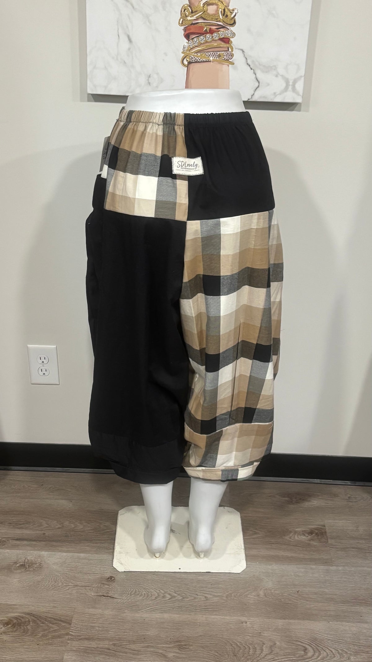 Upcycled Men’s Shirt Balloon Pants | Handmade| One of a Kind